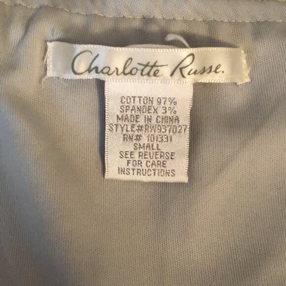 Charlotte Russe Strapless Dress with Peplum Juniors Size Small Y2K Pencil - Picture 3 of 7